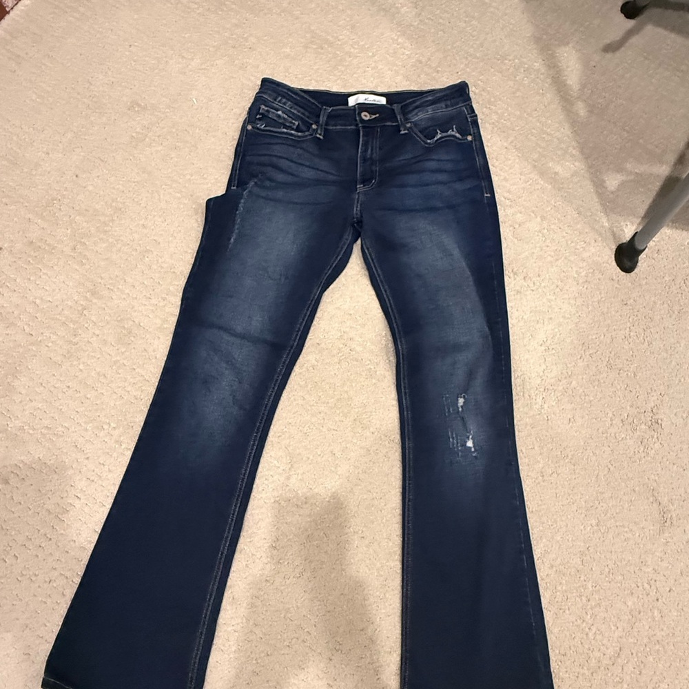 KanCan Deep Indigo Flare Jeans
